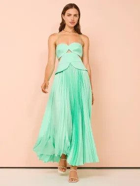 Acler Atholoton Midi Dress in Arctic Mint