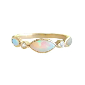 Aurora Opal Ring