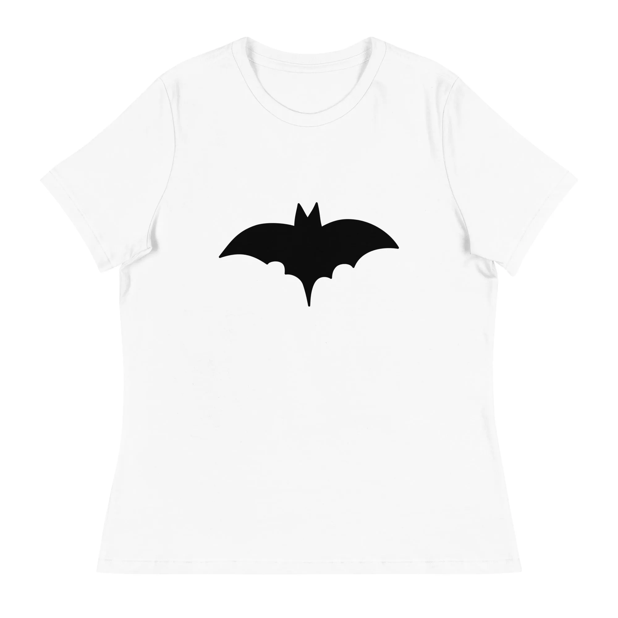 Bat Silhouette Halloween Women's Relaxed T-Shirt