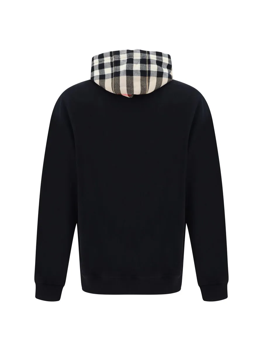 Burberry Elegant Oversize Black Samuel Hoodie