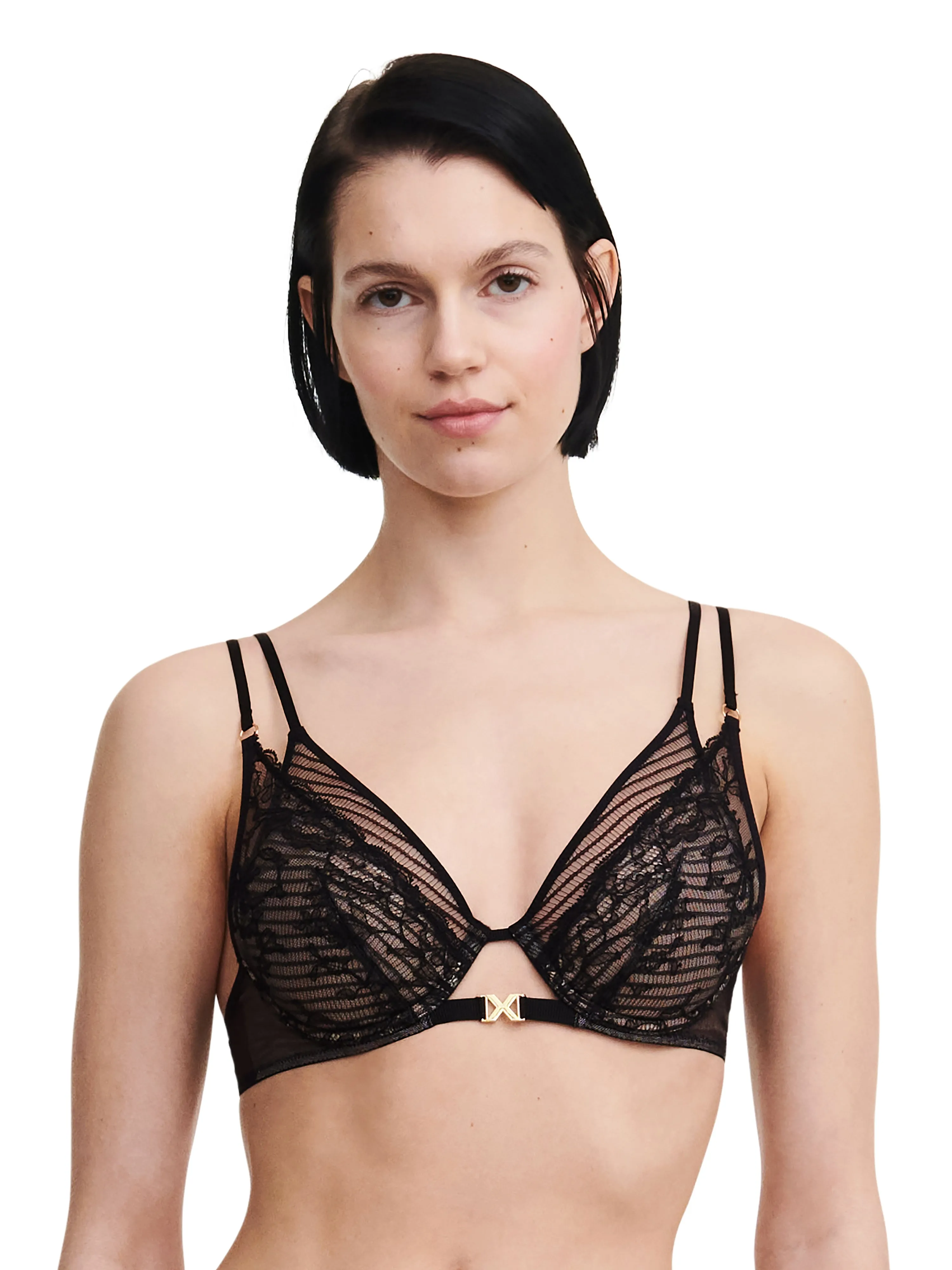 Chantelle X - Txture - Plunge Foam Bra - NEW