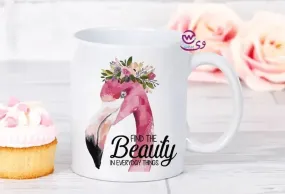 Custom Mugs-Ordinary -Flamingos