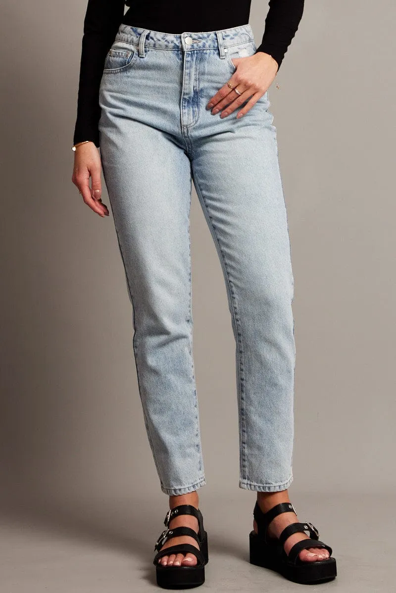 Denim Boyfriend Jean High Rise