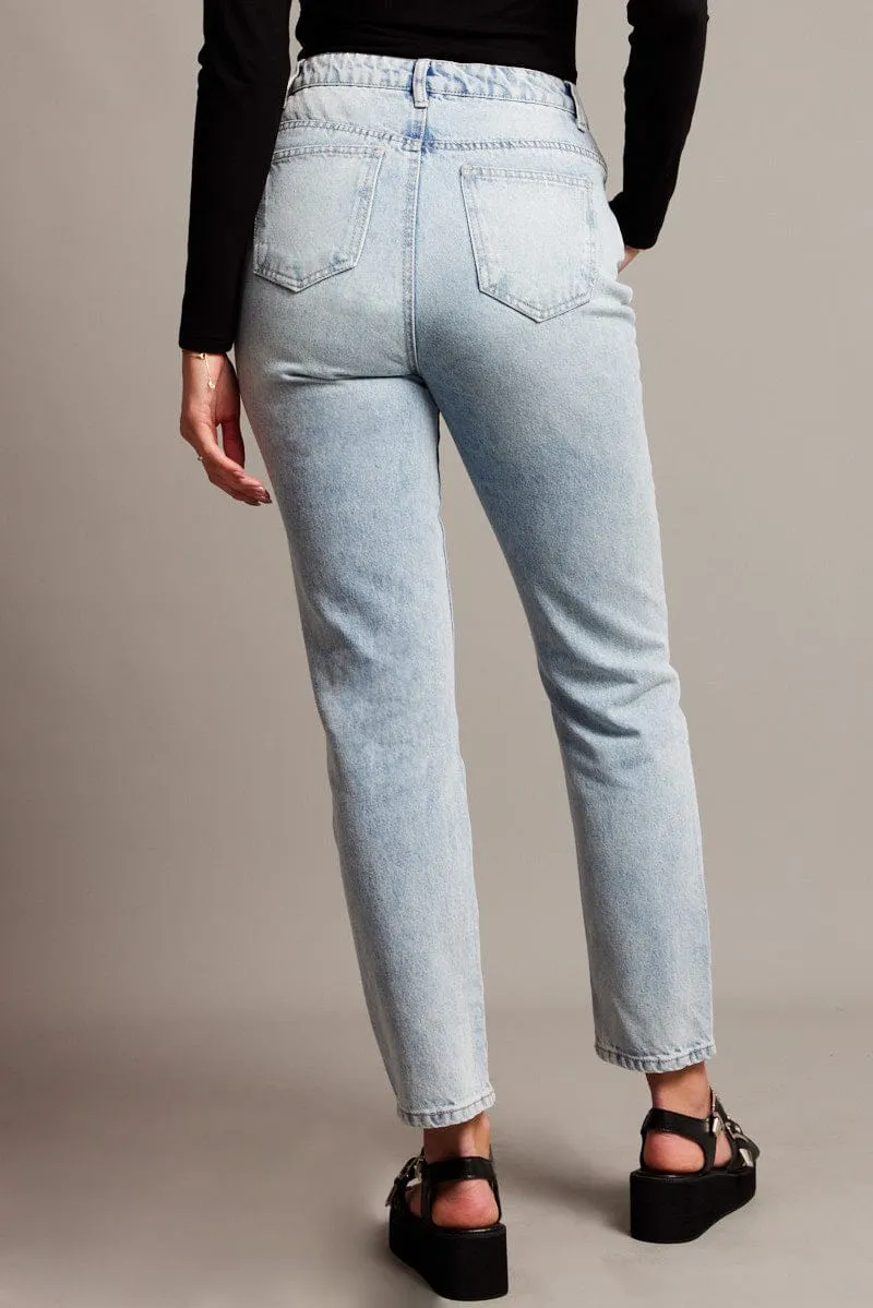 Denim Boyfriend Jean High Rise