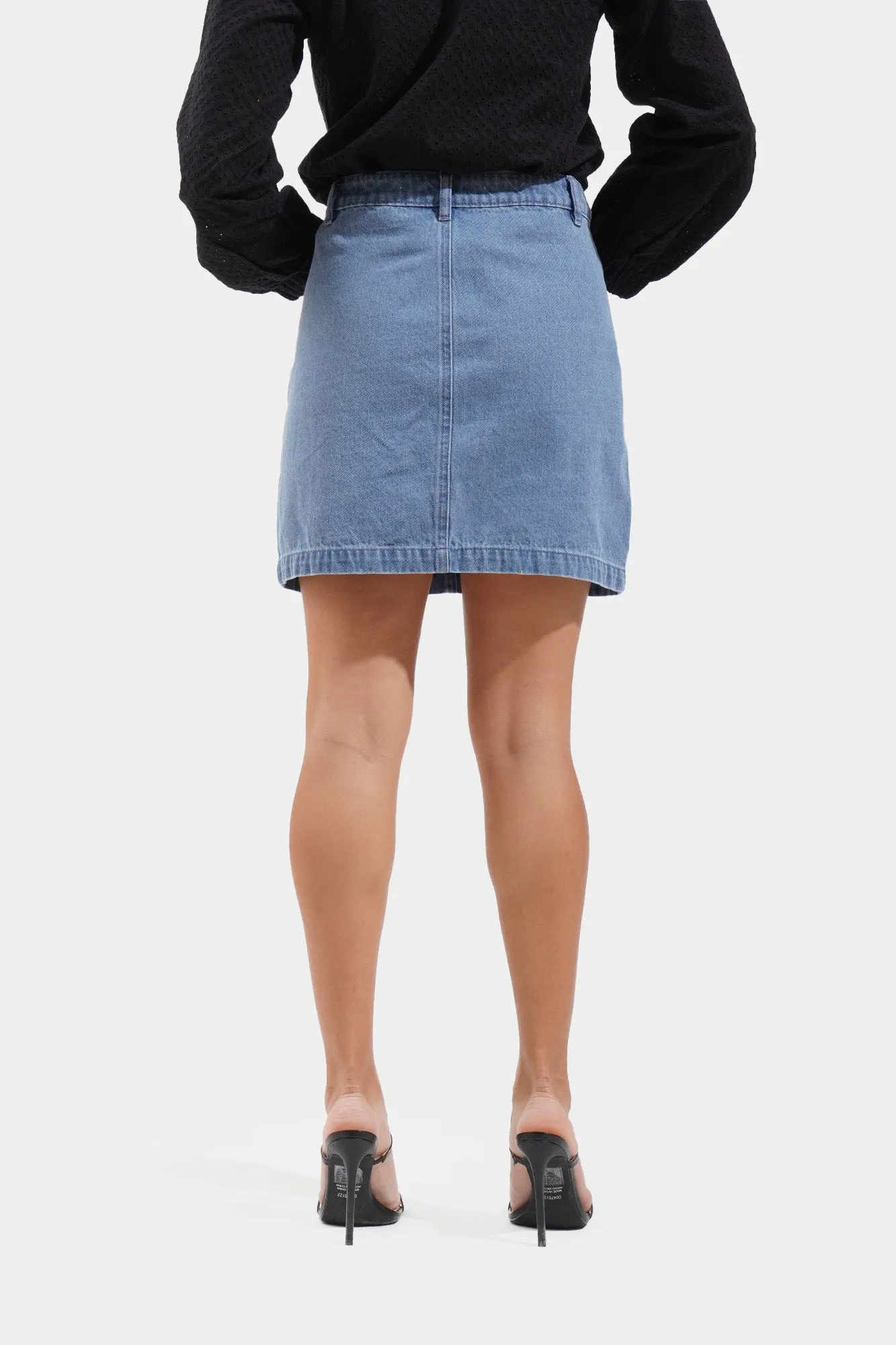 Denim Mini Skirt