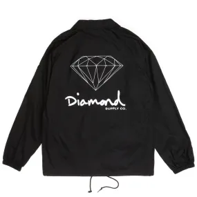 Diamond OG Sign H17 Coaches Jacket - Black