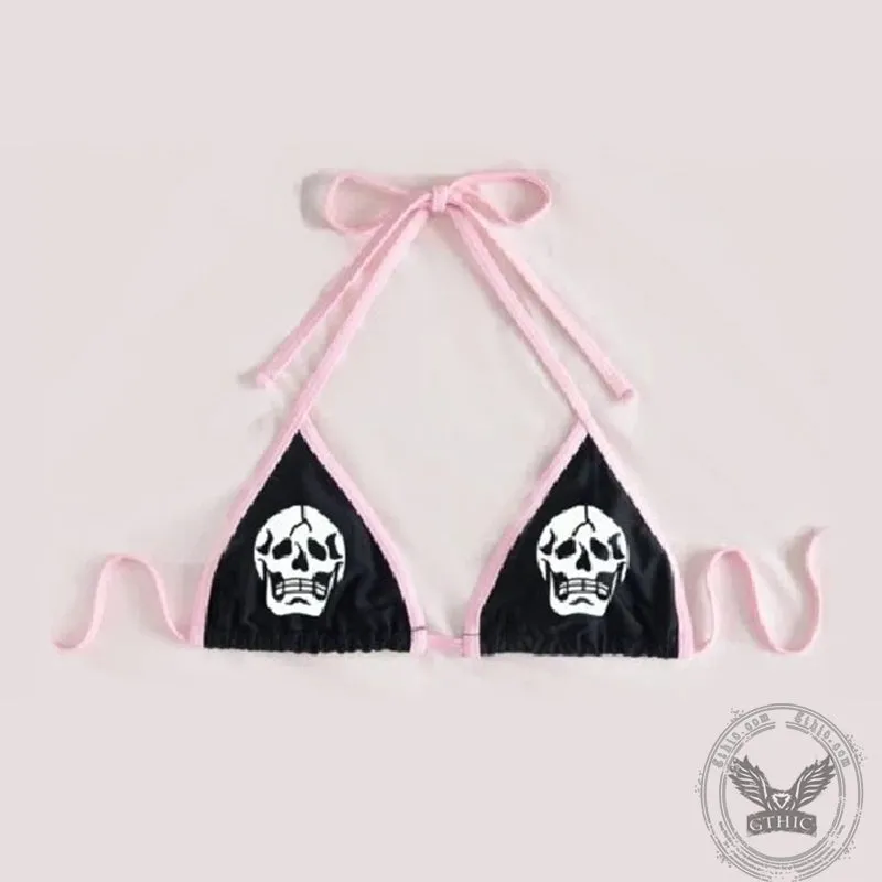 Do Not Disturb Skull Bikini Set