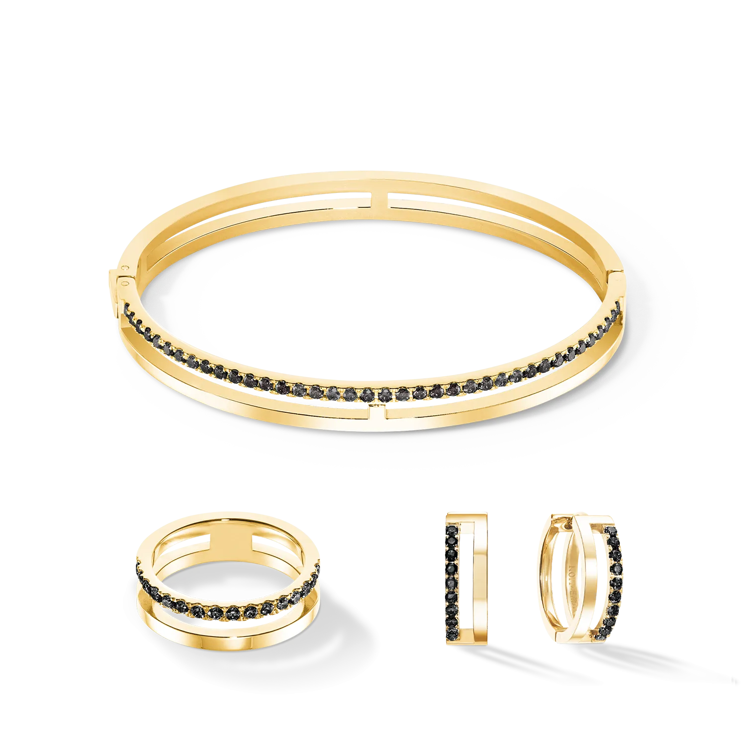 Eternal Unity Ring gold-black