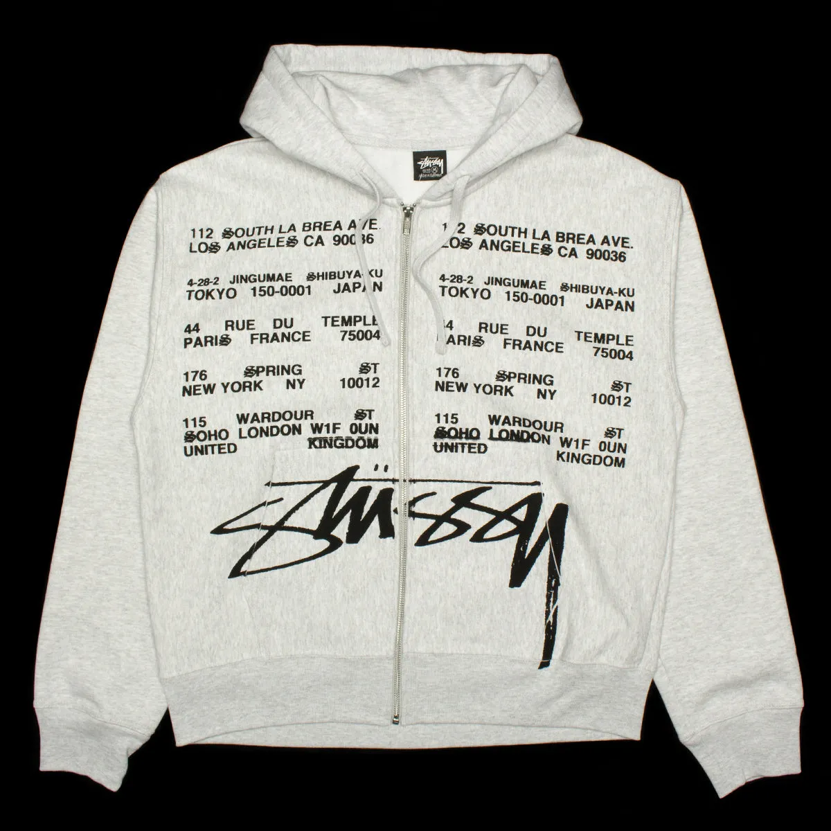 Locations Zip Hoodie