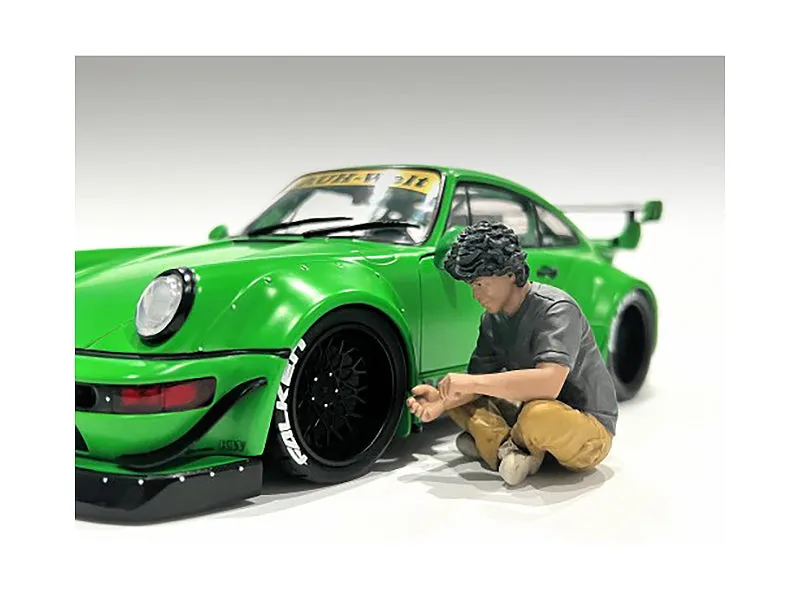 "RWB Legend Akira Nakai" Nakai-San Figure 4 for 1/18 Scale Models by American Diorama