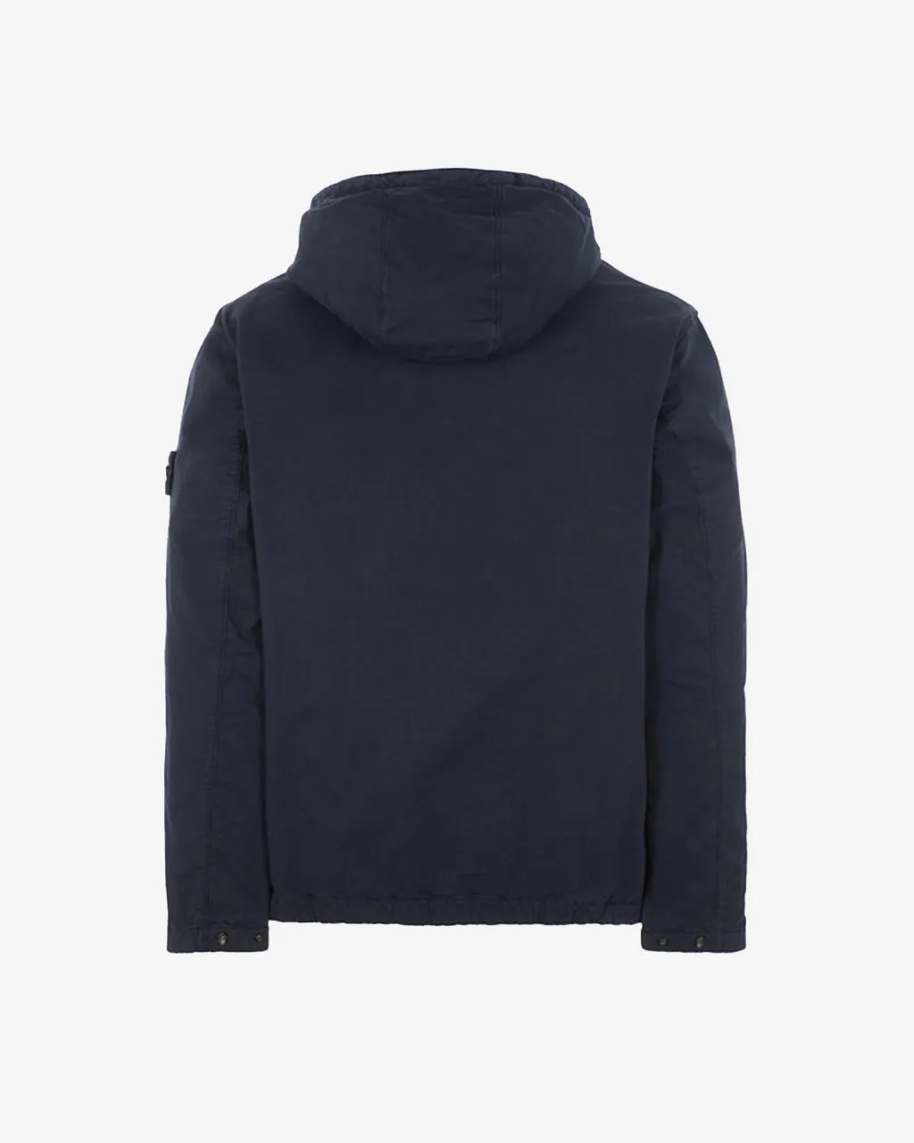 Supima® Cotton Twill Stretch-TC Hooded Blouson Navy Blue