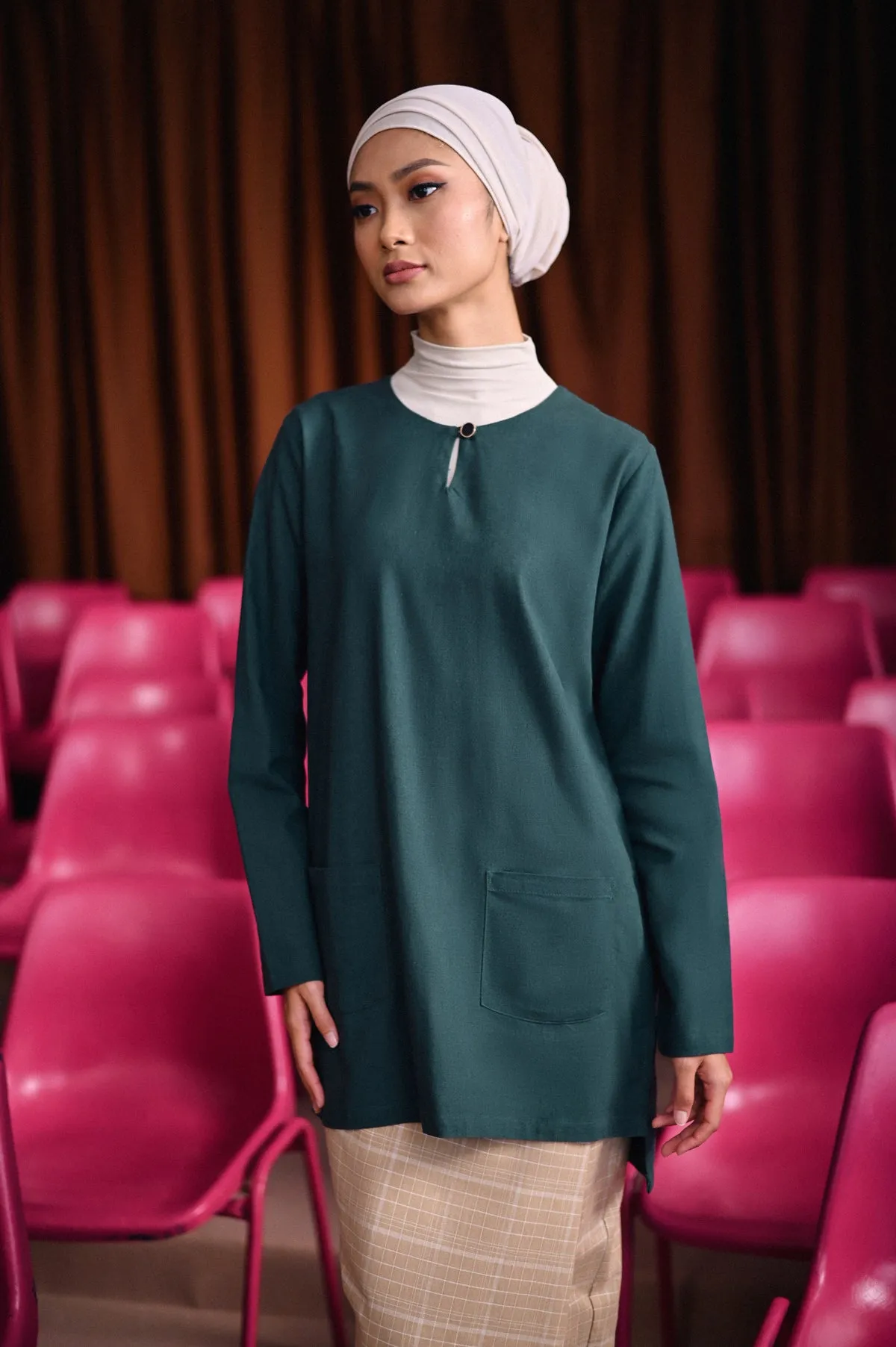 The Dulu Kita Women Kurti - Emerald Green