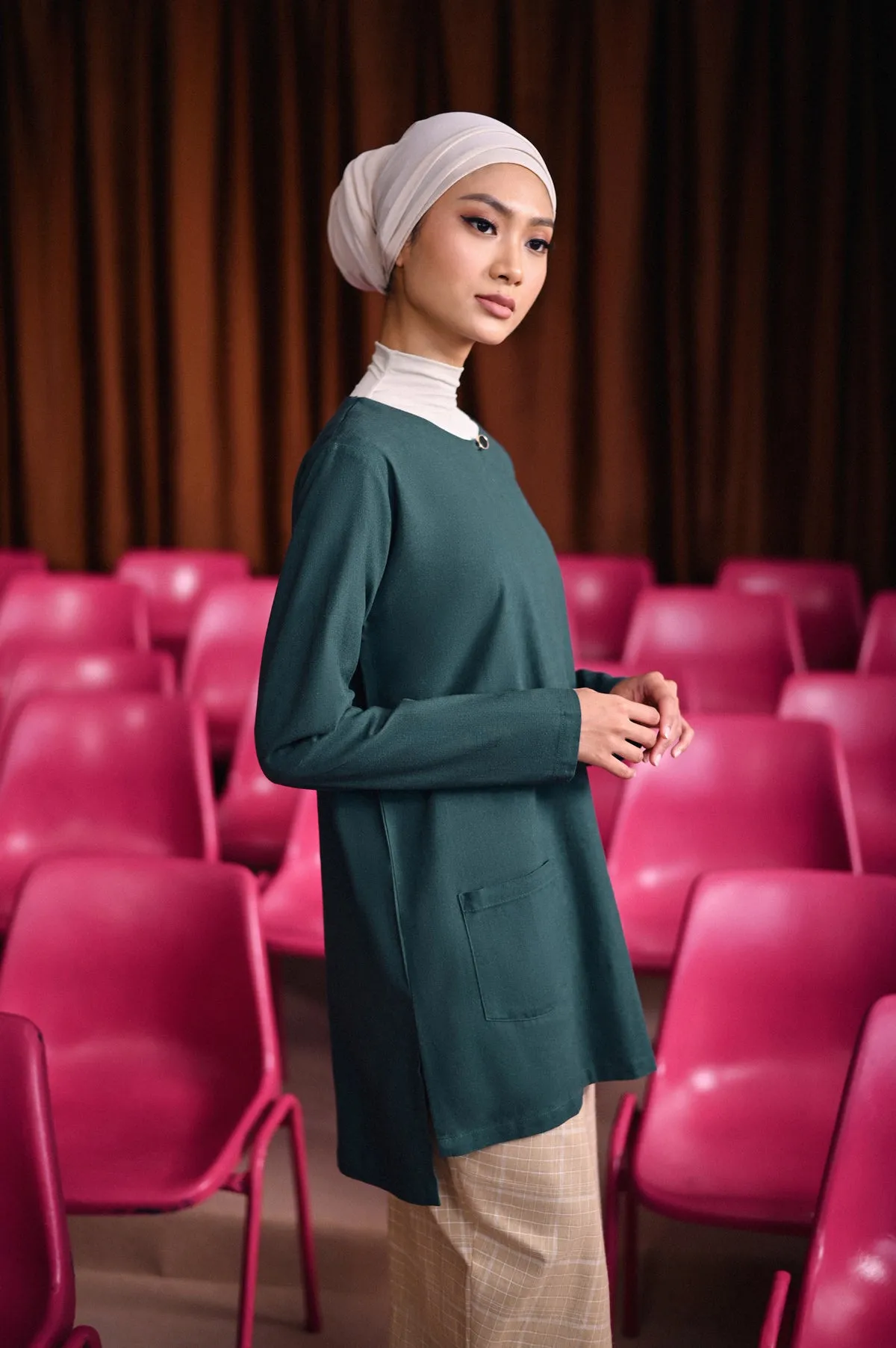 The Dulu Kita Women Kurti - Emerald Green