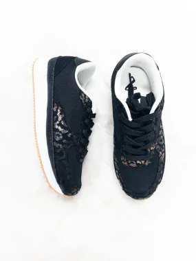 Wild For You Sneaker - Black Leopard